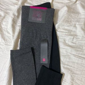 Twin Pack Fleece Lined Leggings S/M NWT